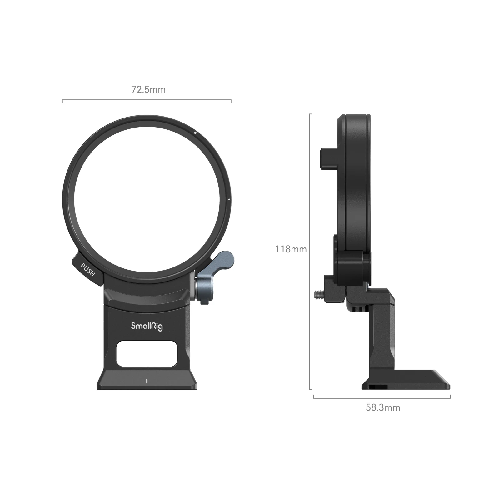 SmallRig Horizontal-to-Vertical Mount Plate for Sony Alpha 7C II / Alpha 7CR to be used with Cage 4422 or Baseplate 4438 -4424