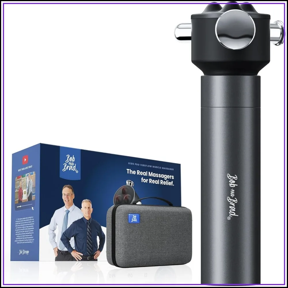 

Handheld Vibration Massager, 116Hz Deep Tissue Therapy, 2mm Short-Stroke, FSA-HSA Eligible, 4-in-1 Heads, 7hrs Battery