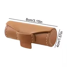 Lipstick Case Portable Lip Stick Holder Women Organizer Bag Cylindrical Lipstick Sleeve Pouch Small Lip Balm Holder for Women