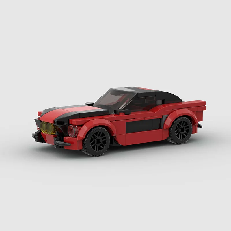 

MOC Red Super Sports Cars Building Blocks Bricks DIY Sets Gifts Toys For Boys & Girls & Adults 145PCS