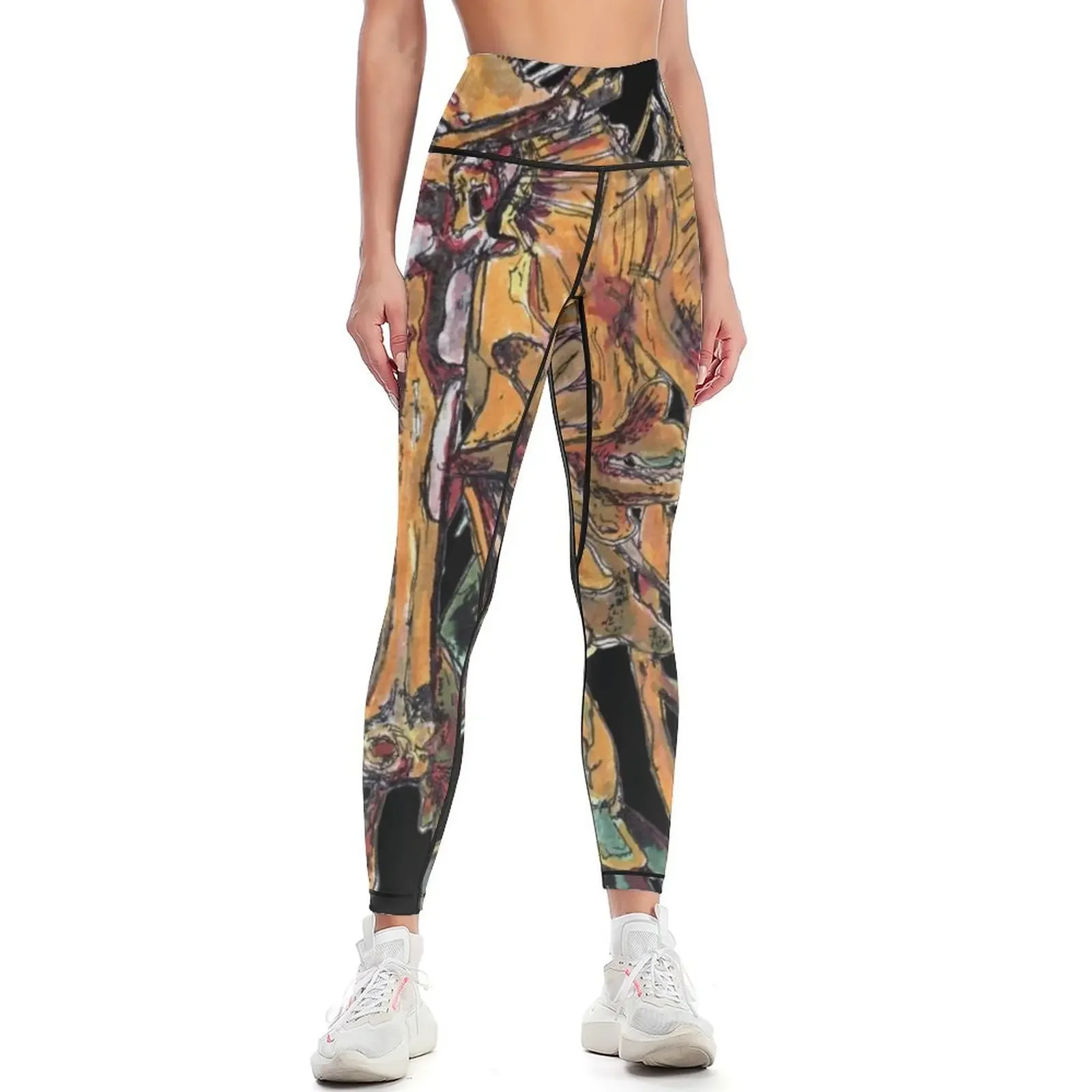 

Carlee the Leafy Seadragon Leggings sport pants high waist sportswear gym Jogger pants Womens Leggings