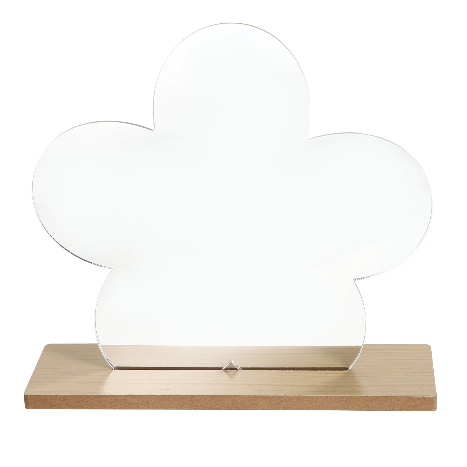 

Exquisite Shape Mirror Clear HD Desktop Makeup Portable Flower Shape Mirror Bathroom Home Decor Vanity Tool