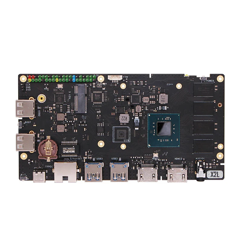 Board Computer Supports GPU NVMe SSD Dual 4K Radxa X2L J4125 Quad-core Four-thread Single