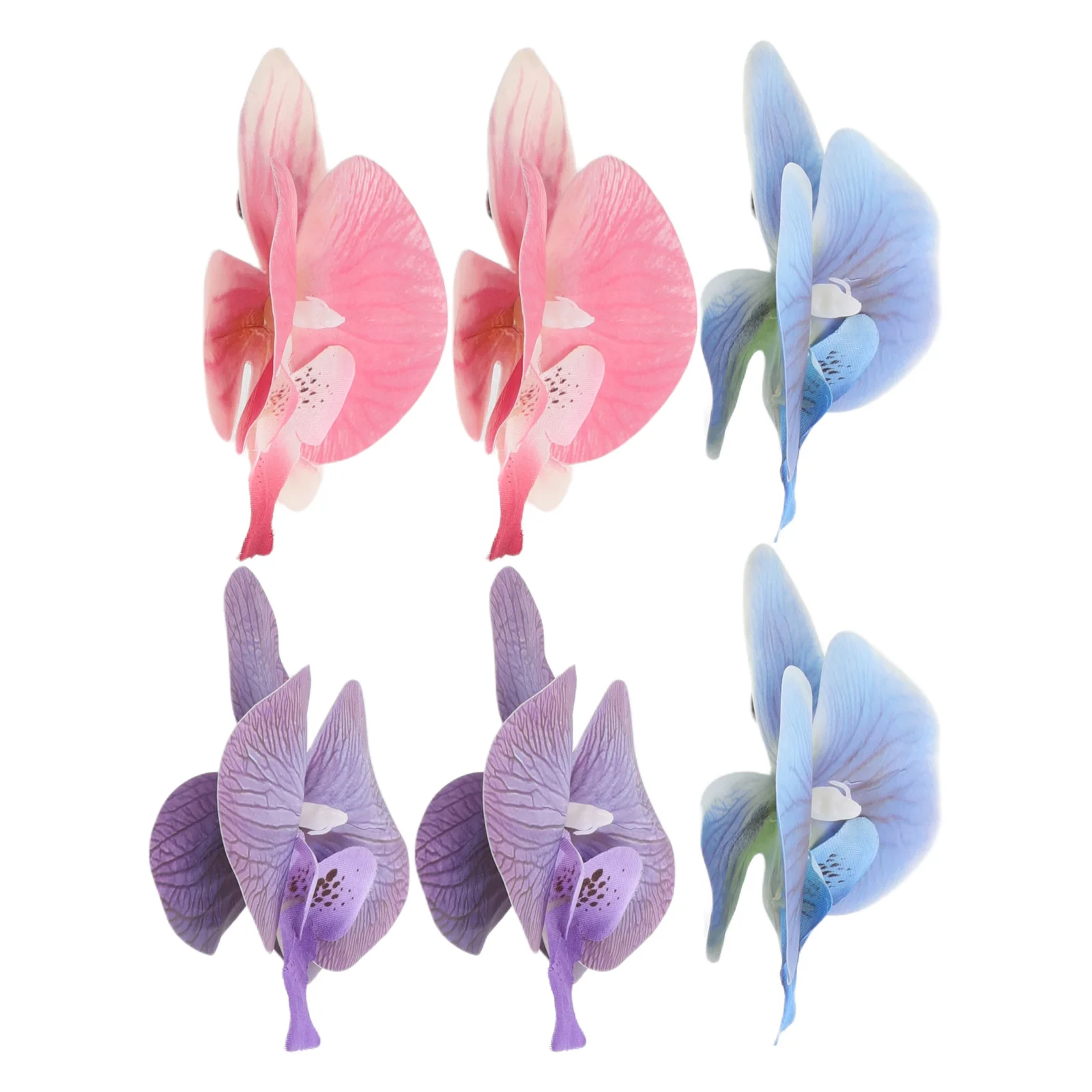 

3 Pair Accessories Phalaenopsis Shoe Buckle Vacation Plastic Decorative Flowers