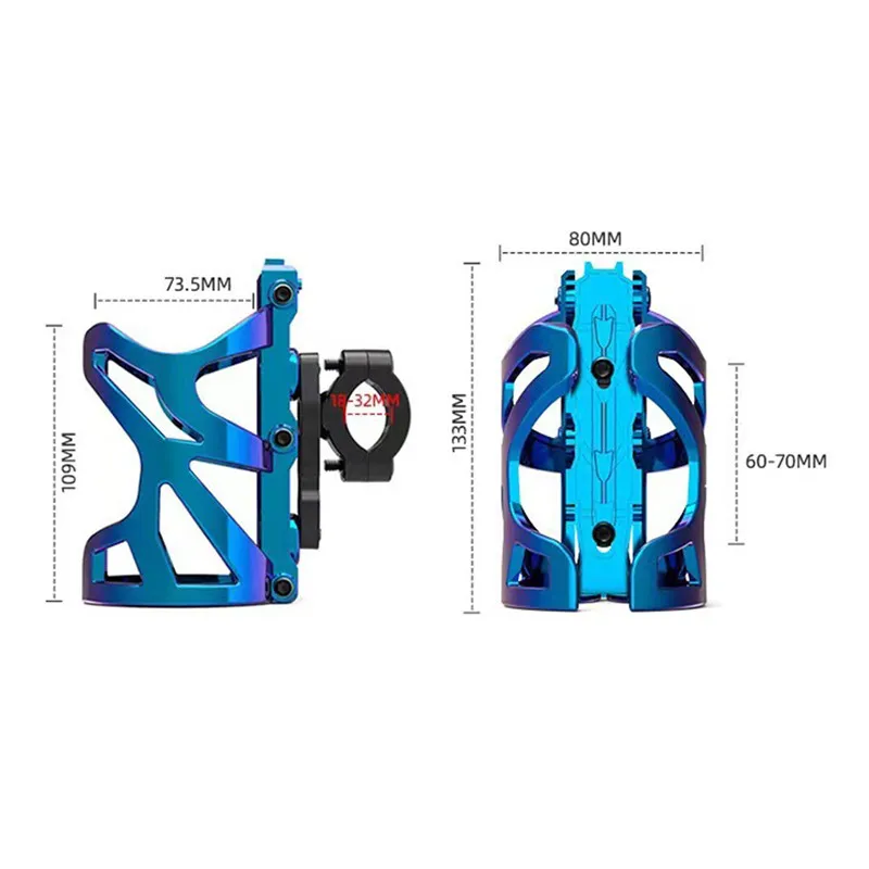 Uniwersalny uchwyt na napoje motocyklowe Uchwyt na butelkę na wodę motocyklową Akcesoria do modyfikacji roweru