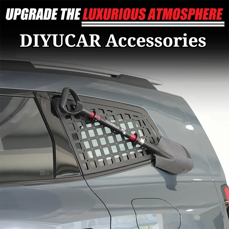 

For Changan Deepal G318 2024-26 Aluminum Alloy Trunk Side Window Honeycomb Panel Engineering Shovel Bracket Exterior Accessories