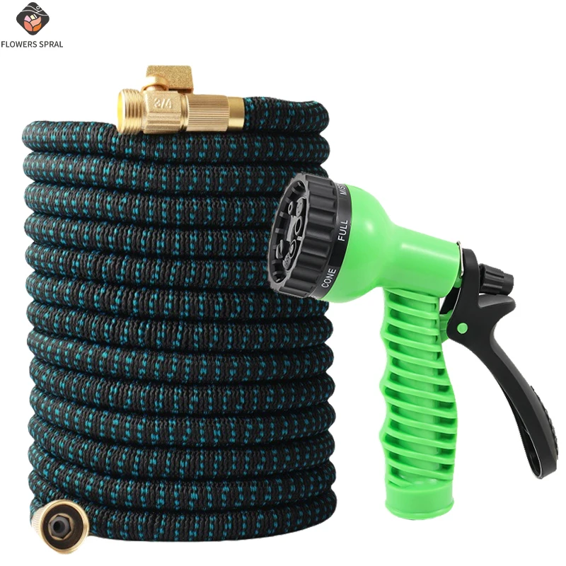 

Садовый шланг-расширитель Magic Hose 7-в-1: многофункциональный инструмент для полива, мойки автомобилей и чистки под высоким давлением