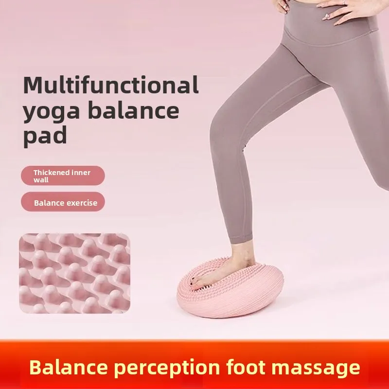 

Ankle Strength Balance Ball Yoga Massage Ball Kids Fitness Air Cushion Adult Strength Trainer