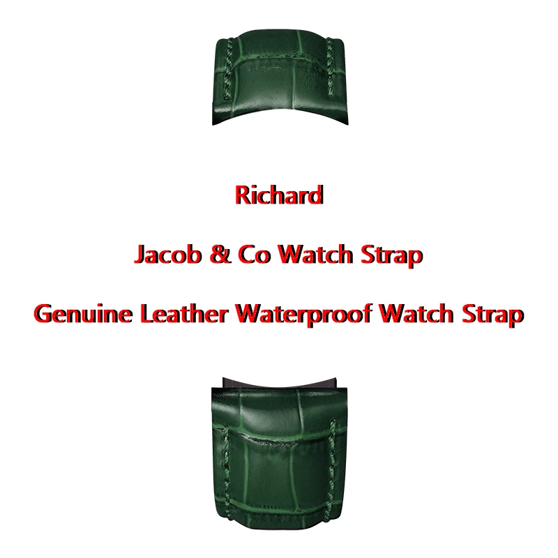 Richard Jacob & Co watch strap Genuine leather waterproof watch strap