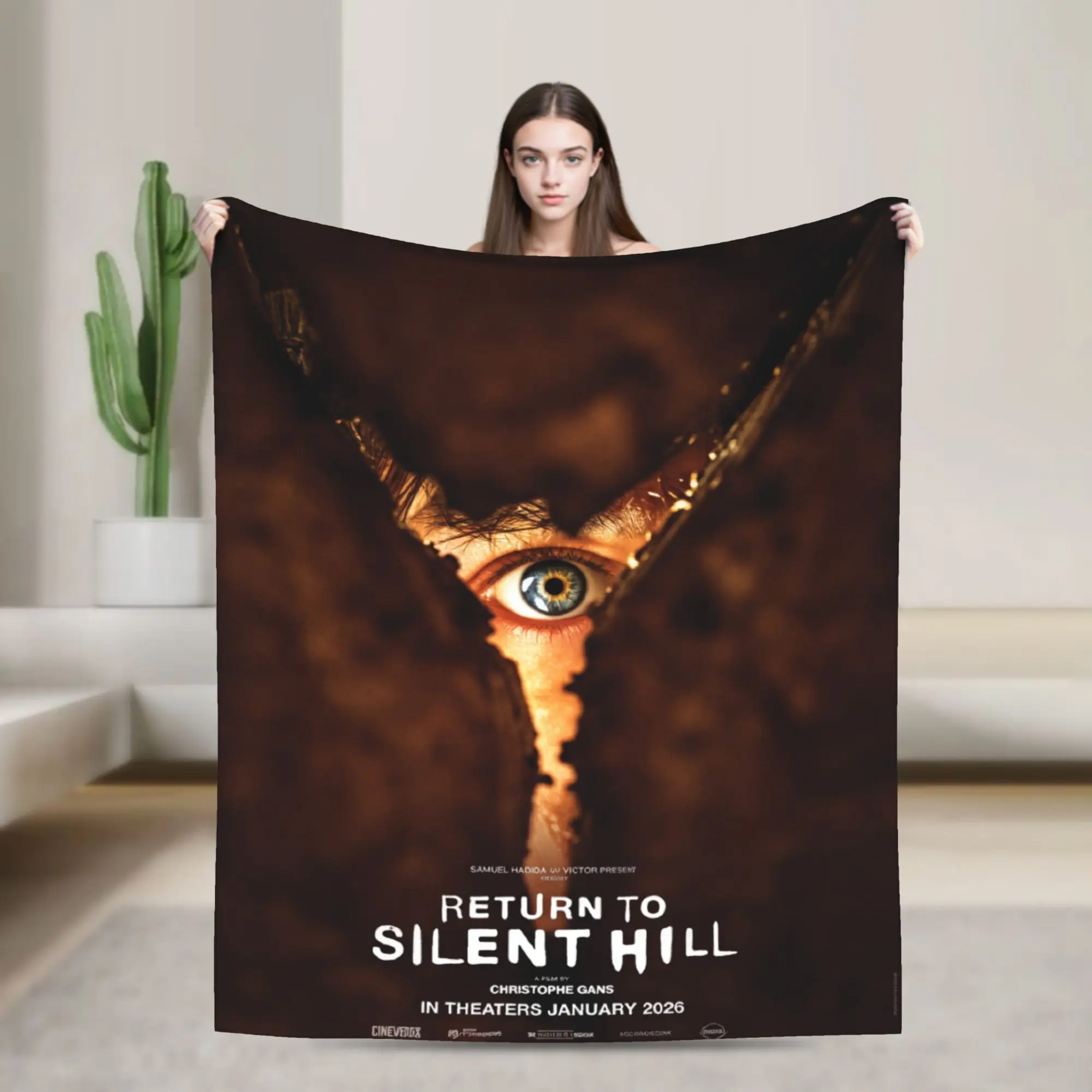 Return to Silent Hill Movie 2026 Blanket  Warm Soft Comfortable Plush Throw Blanket For Couch Bed Flannel Bedspread Bed Cover