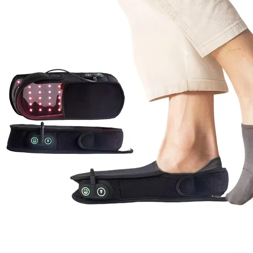 Red Light Infrared Therapy Slippers for Foot 660nm 850nm Pain Relief Improved Blood Circulation