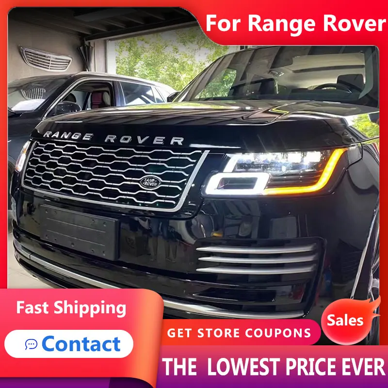 Car Headlights For Land Rover for Range Rover Vogue L405 2013-2018 LED Head Lights Auto Big Front Lights