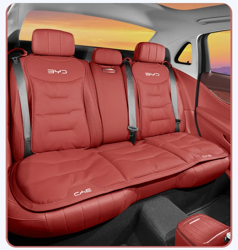 Für BYD Ato 3 Fafengtang F3 E6 Yuan Song Plus EV F0 Qinhan Dolphin S6 Autositz-Rückenlehnenkissenbezug Leder-Sitzschutzpolster – Detail 20