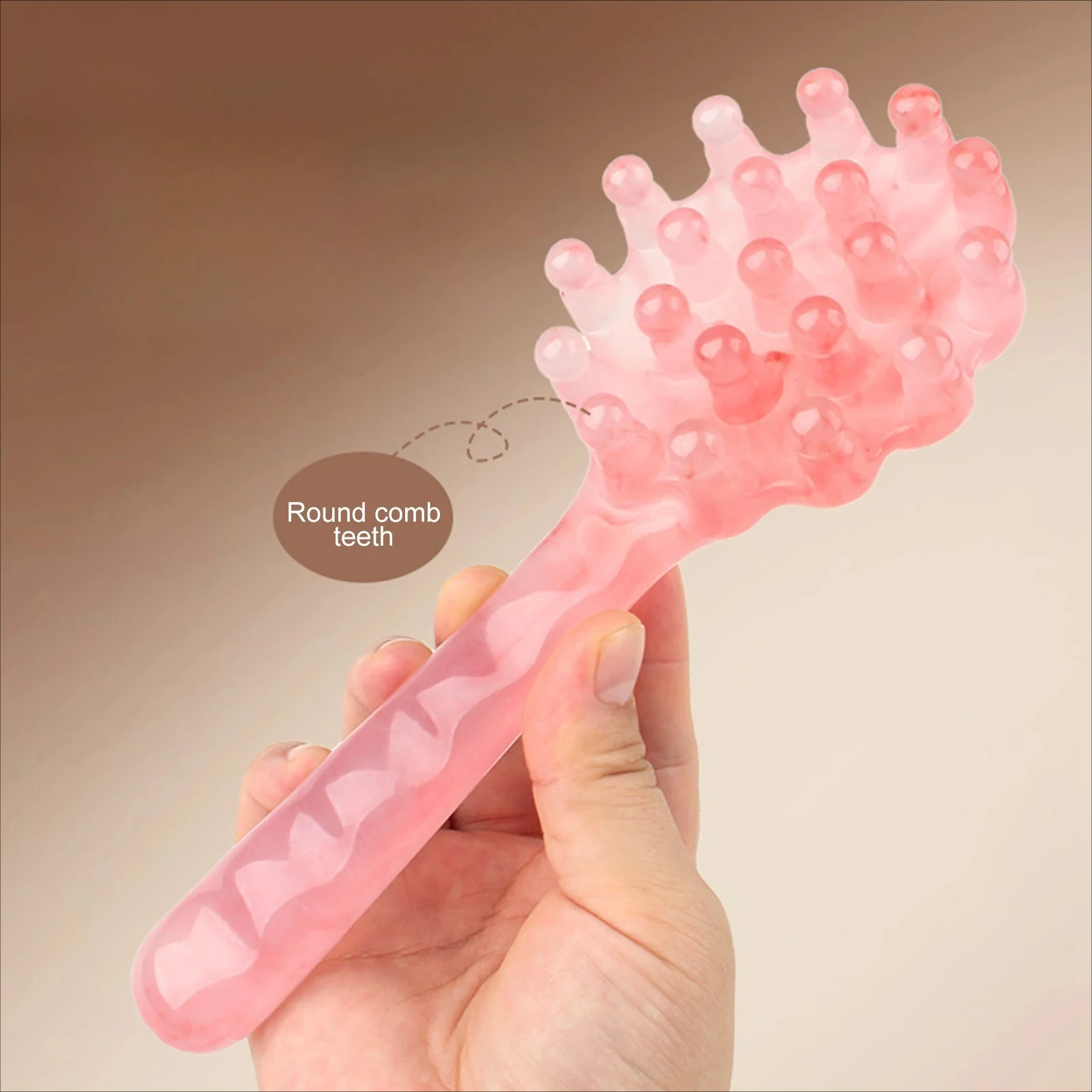 

Head Massage Comb Shell Shaped Long Handled Resin Massage Combs Head Massager Meridian Scraping Scalp Massage Health Tools