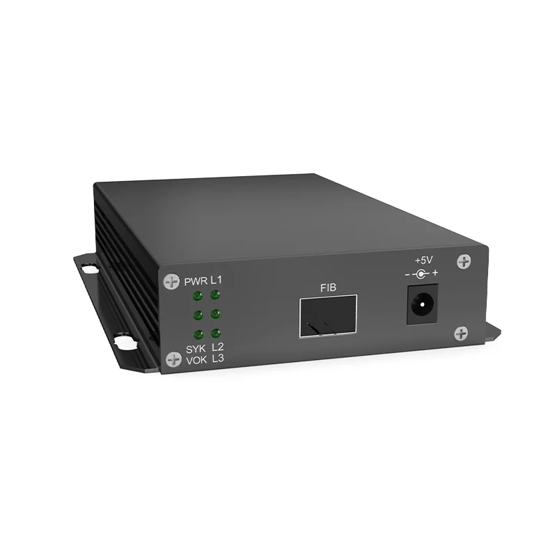 Cost Effective 1 Channel Uncompressed 4K DVI Extender over Fiber Video Mux