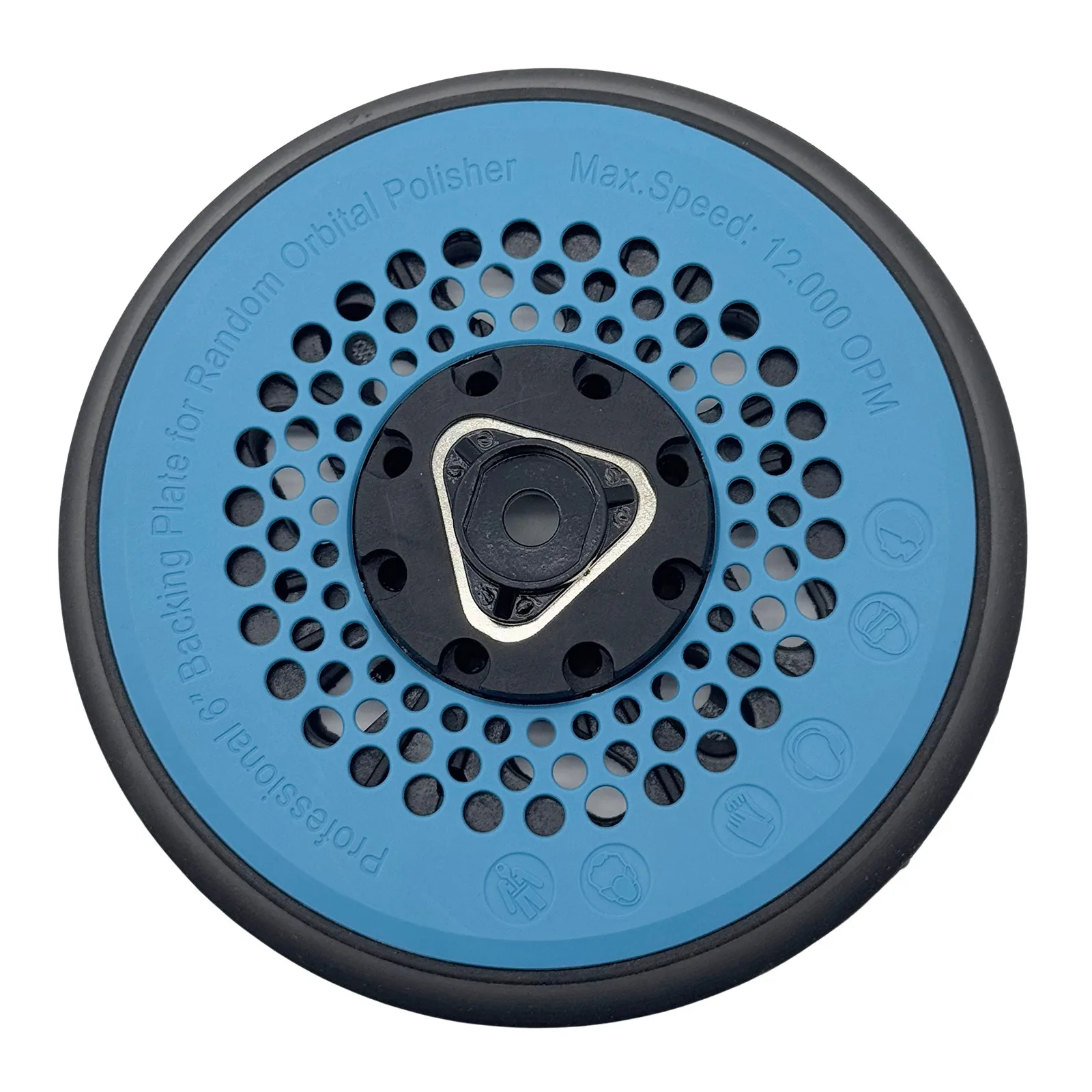 Hakenpolster-Schleifpad, 17-Loch-Exzenterschleifen, Ersatz-Hakenpolster für elektrisches Polierscheibe, Exzenterschleifen
