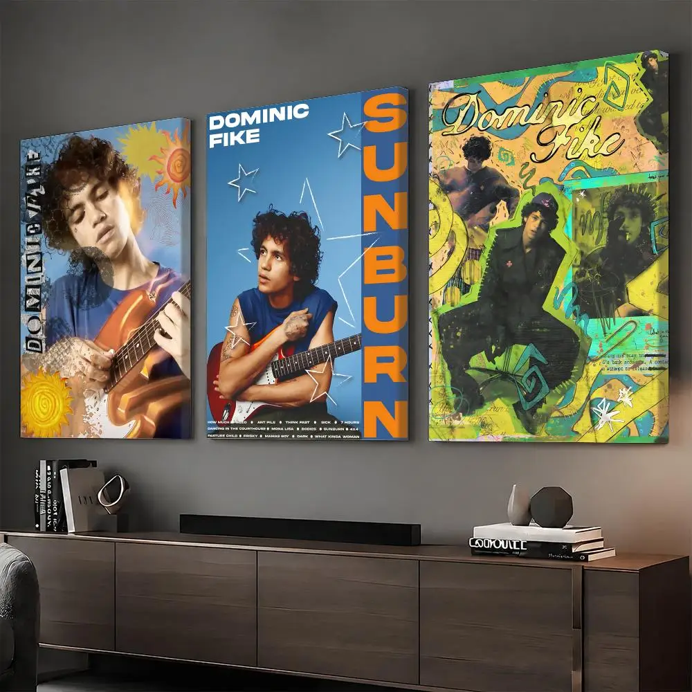 D-Dominic Fike Rapper Painting Calligraphy HD Modern Style Inner Frame Canvas Poster Bedroom Room Hallway Wall Art Decor