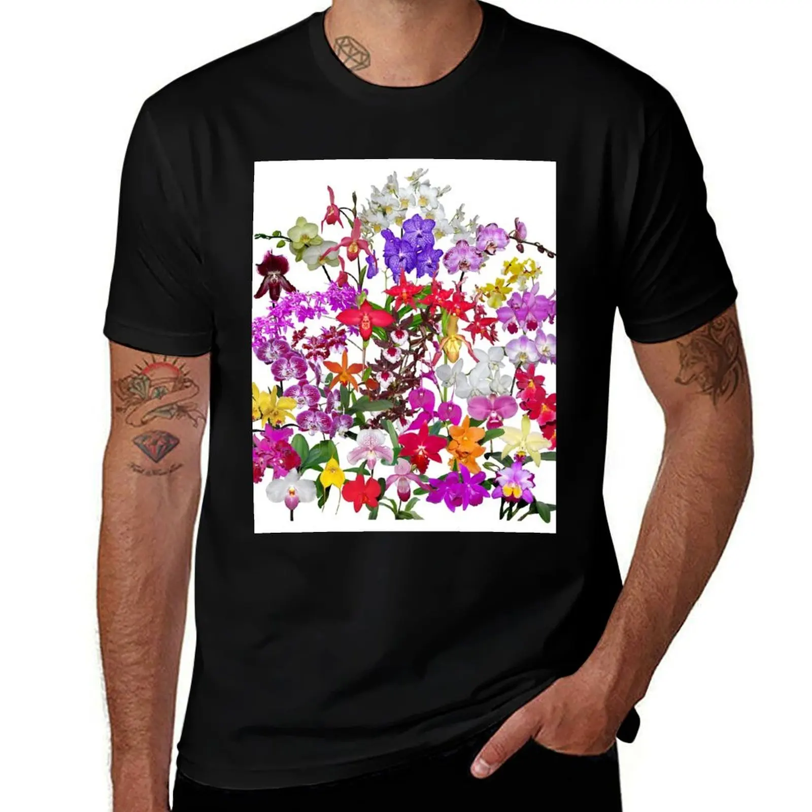 A celebration of orchids T-Shirt customs design your own quick-drying for a boy blue archive t shirts for men graphic