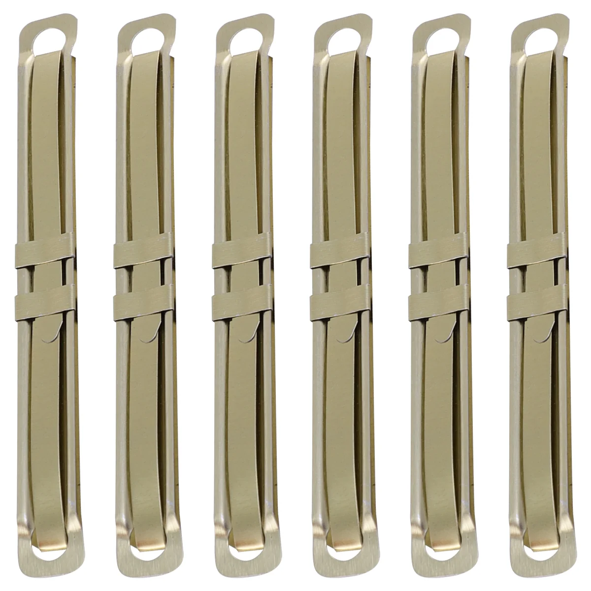 100 Pcs Metal Bookbinding Clips Safe Smooth Ergonomic Design Easy Install Stationery Paper Fasteners Small