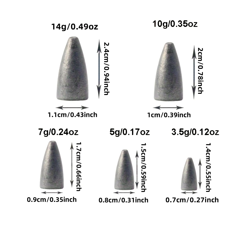 Bullet Sinker Set (32pcs) 4