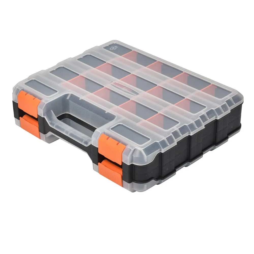 Durable Parts Box Plastic Toolbox Equipment Box Tool Organizer Tool Storage Bags Multi-function Equipment Tool Case