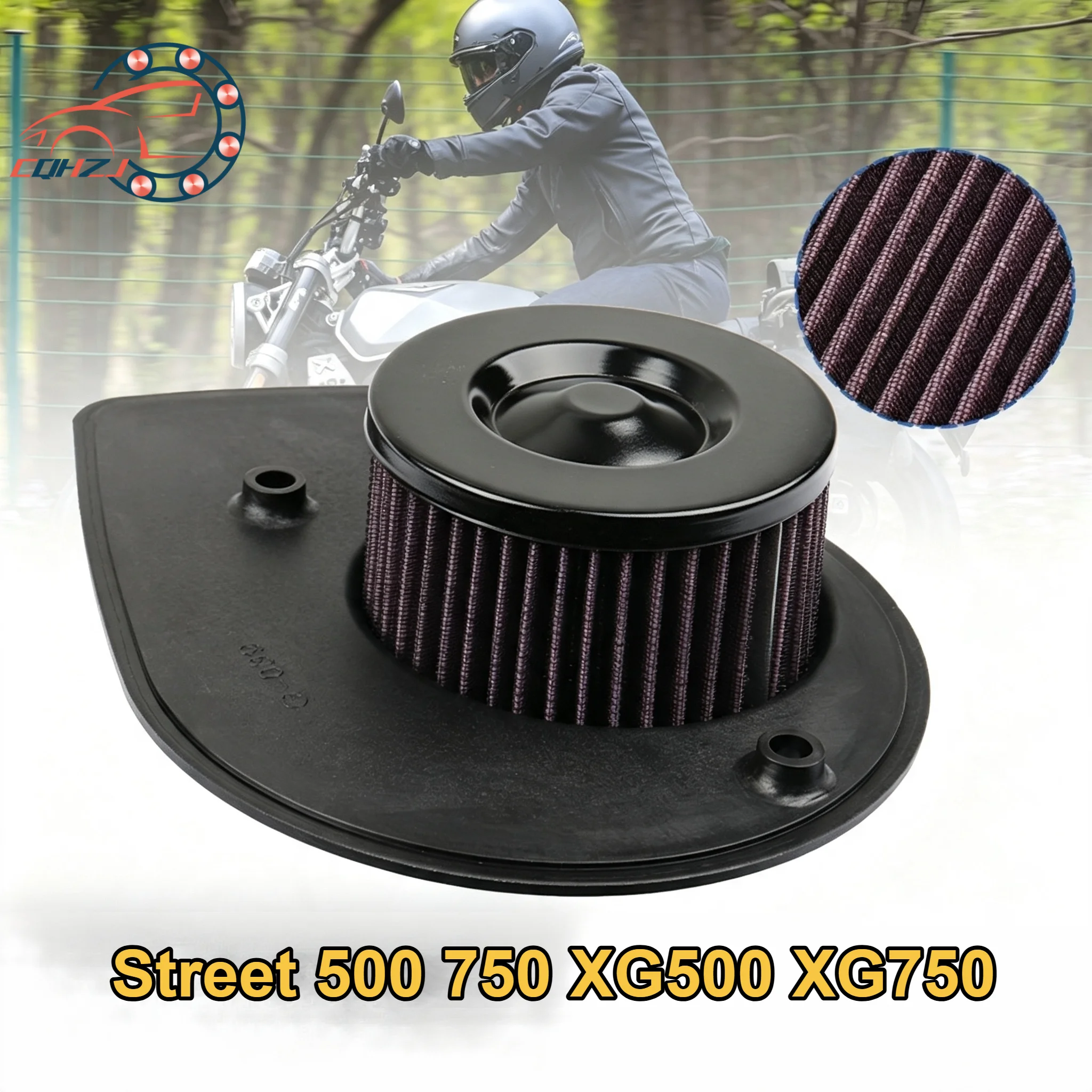 CQHZJ Motorcycle High Flow Air Filter For Harley Davidson XG500 XG750 Street 2015 2016 2017 2018 2019 2020 XG 500 750 29400078