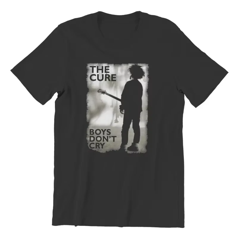 THE CURE Rock Band Boys Don't Cry Rock T-shirt 2025 Summer Men and Women Commemorative Premium Casual Short-sleeved Shirt
