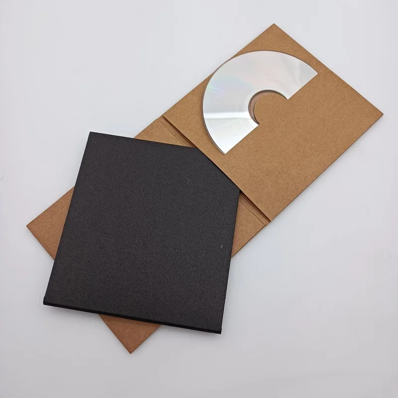 Blank Kraft Paper Storage Bag, CD and Dvd Storage, Classification Box, Disc, Music, Dust-proof, Scratch Proof Package Bag