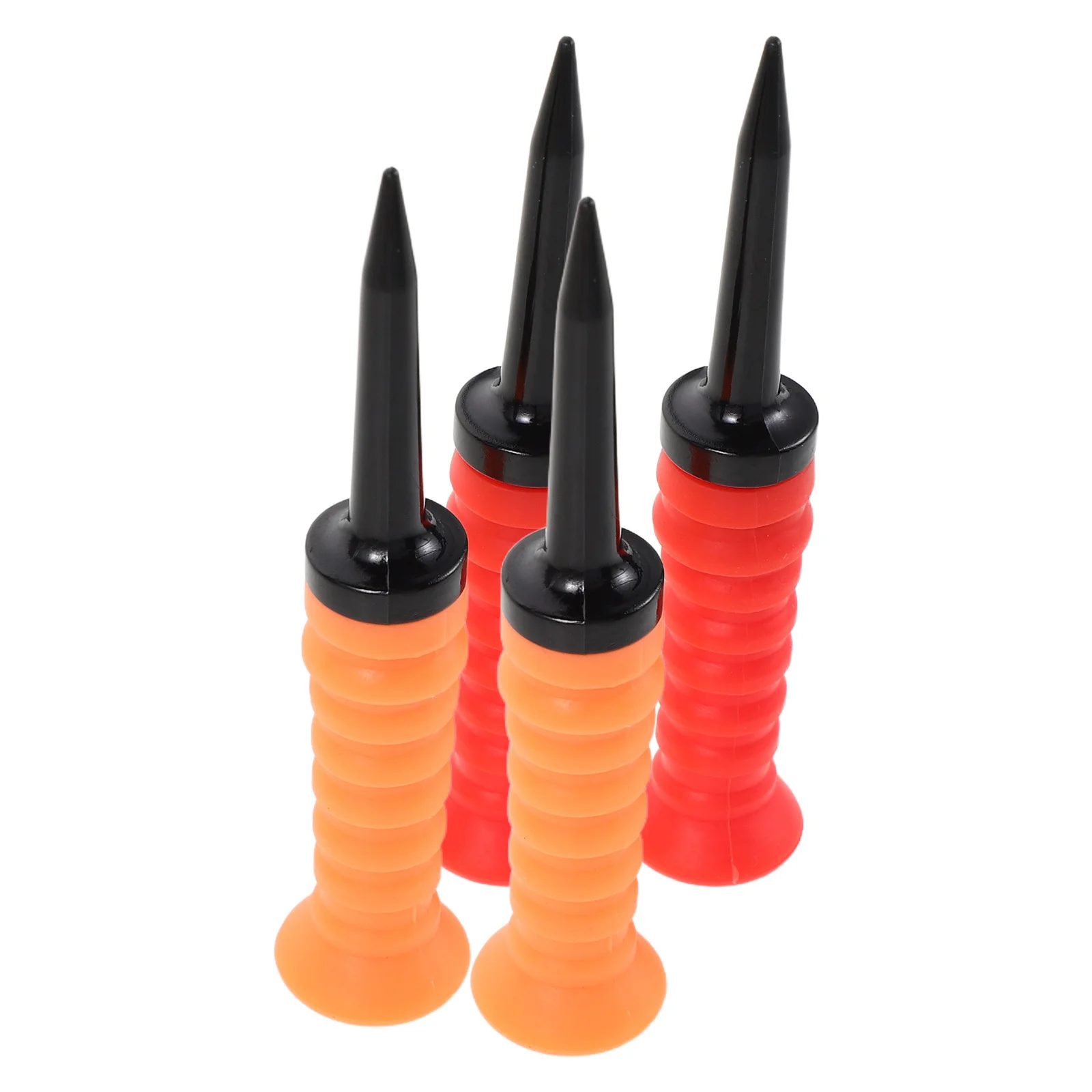 

4Pcs Flexible Plastic Golf Tees Holder Vibrations Dampening Practice Mats Driving Range Training Accessories Golf Mat Tees