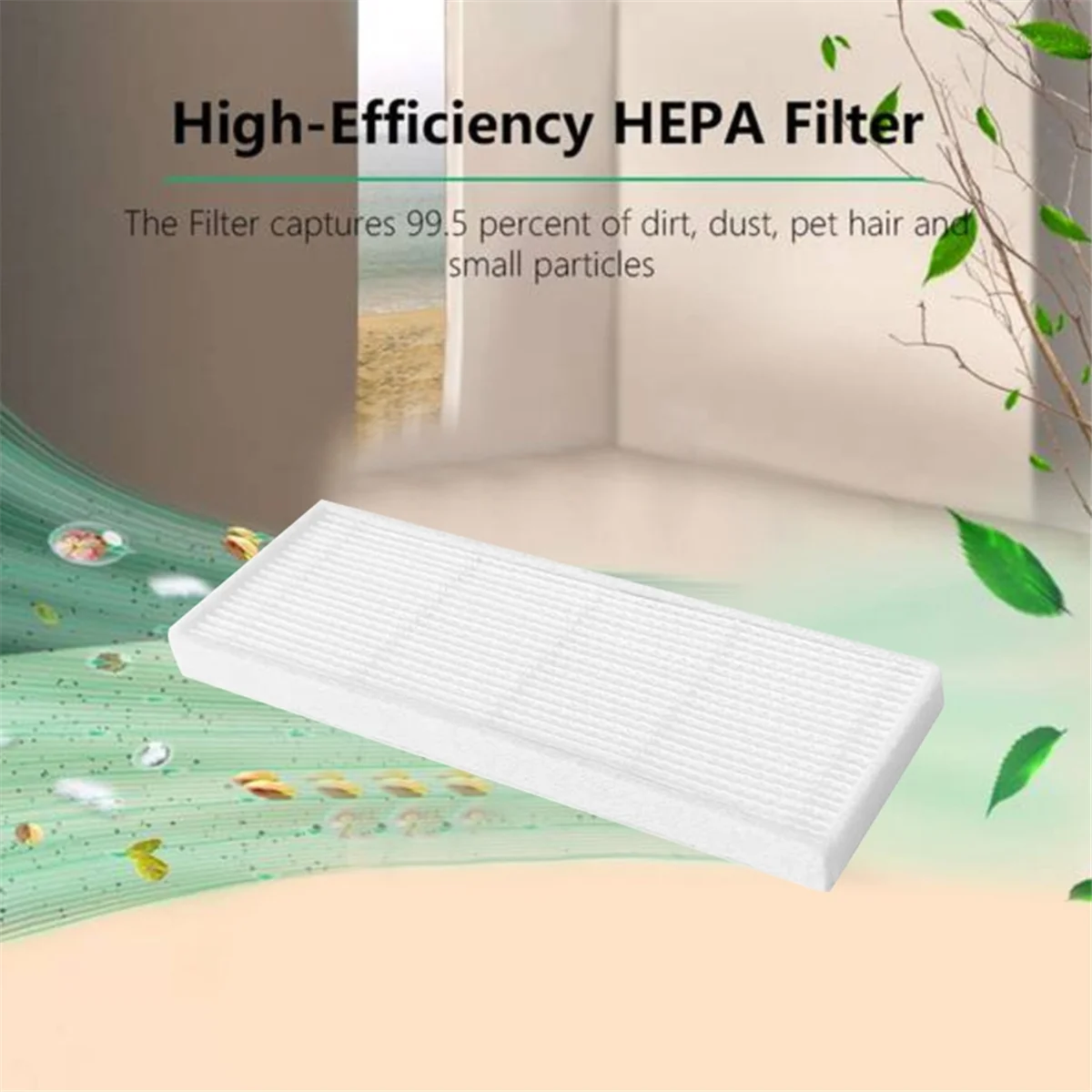 ABRG 13PCS สําหรับ Laresar Mars01 / Lubluelu SL68 เครื่องดูดฝุ่นเปลี่ยนชิ้นส่วนหลักแปรงด้านข้าง HEPA FILTER Mop ผ้า