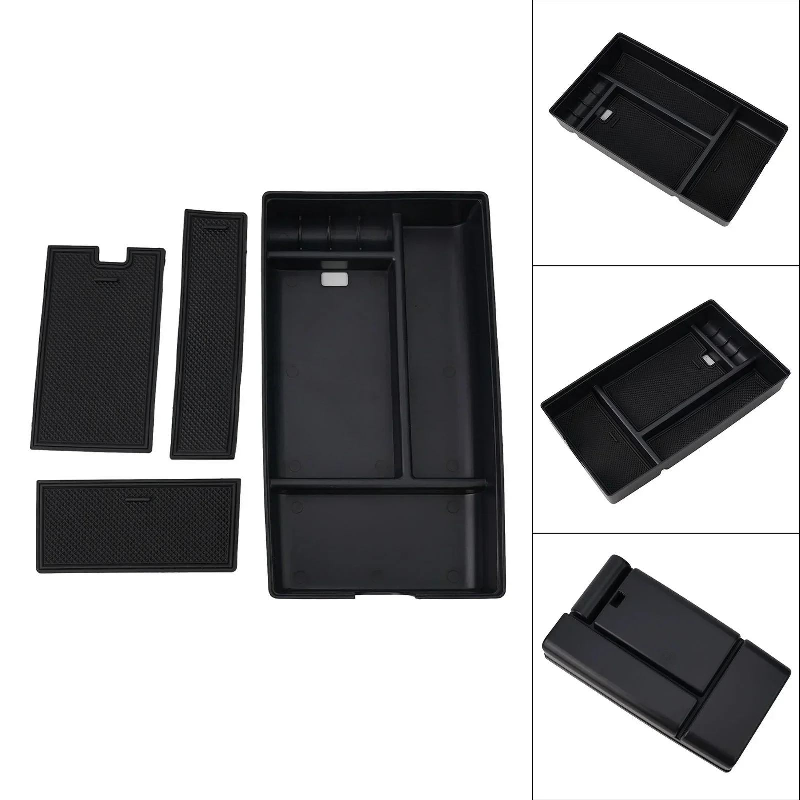 1pc For Lexus RX 450h+ 500h 2023 2024Car Central Armrest Storage Box New And High Quality Black Car Interior Accessories