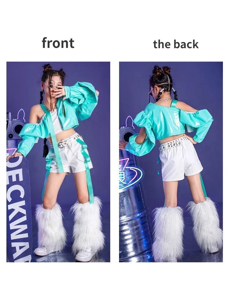 Girl Model Catwalk Costume Children's Cool Clothes Autumn and Winter-BC K-PoP Clothes Children's Fashion Jazz Dance Clothing