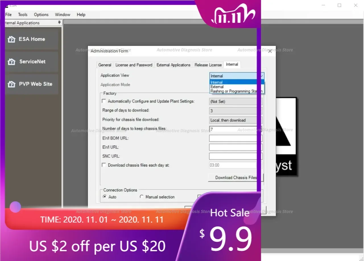 

ESA Electronic Service Analyst 5.7+keygen+SW 02.2024 Flash Files+UserType Change Tool for Paccar