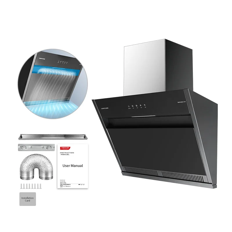 

Электрическая кухонная вытяжка с американской вилкой, 700 мм, перегородка, фильтр, вентилируемая вытяжка со светодиодной подсветкой для отелей