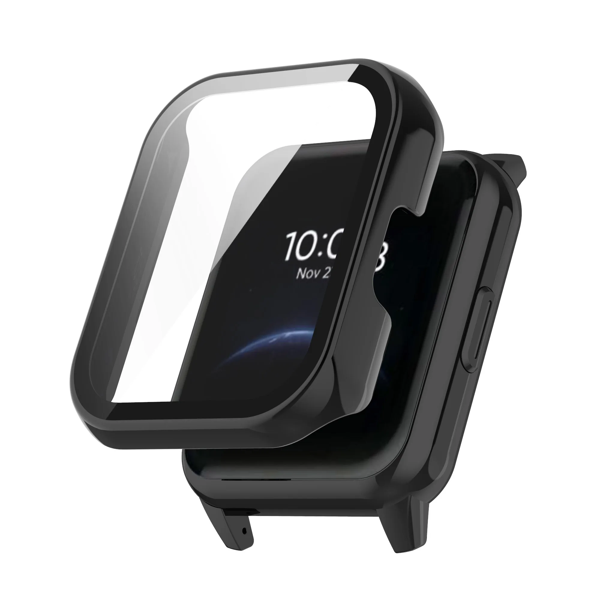 Vidro + caso para realme relógio 2 2 pro smartwatch acessórios pc all-around pára + protetor de tela para realme watch2 pro capa nova