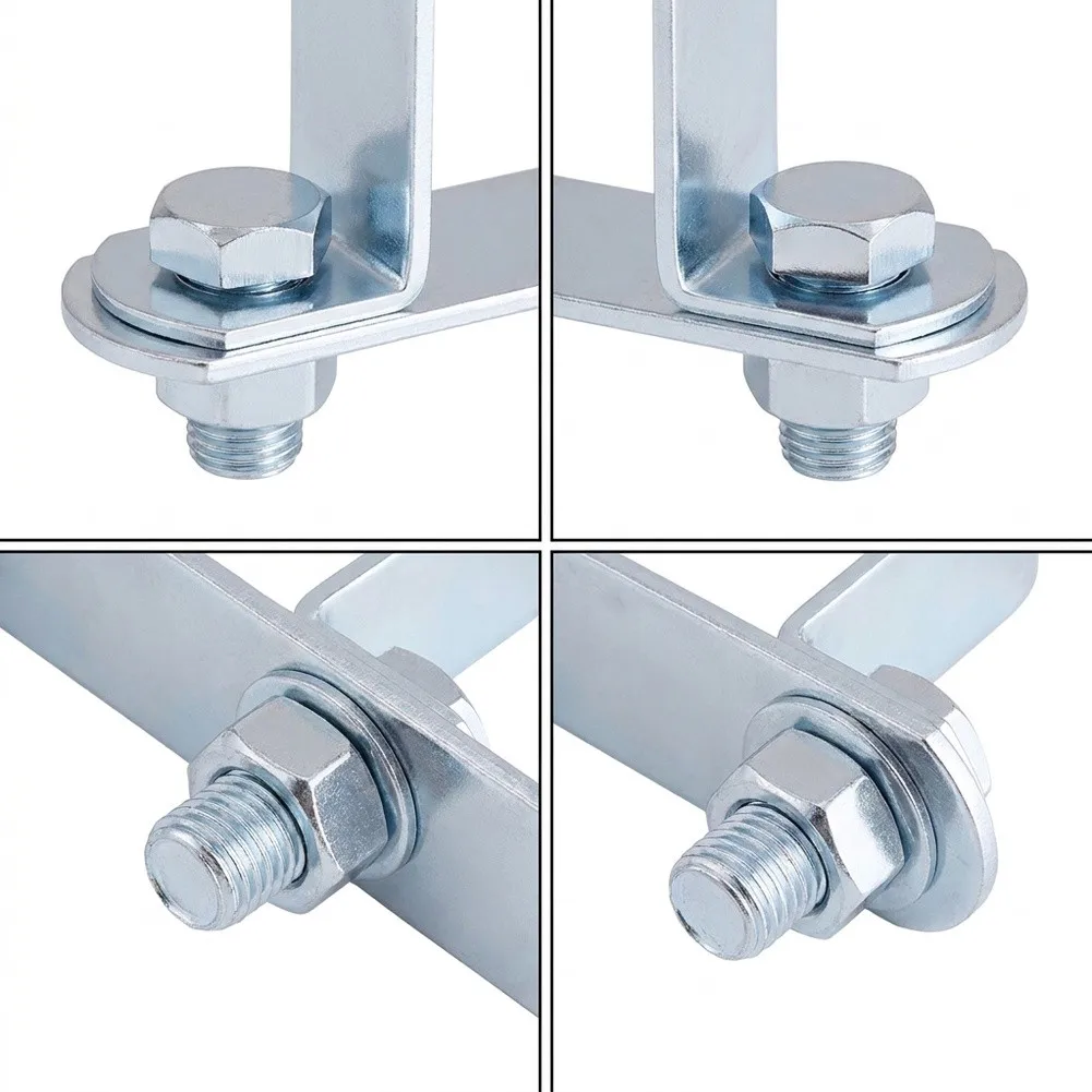 10/20pcs U Saddle Clamp Square Tube Buckle Bracket Square Pipe Clamp For 10x10 Square Pipe Right Angle Fixing And Frame Assembly