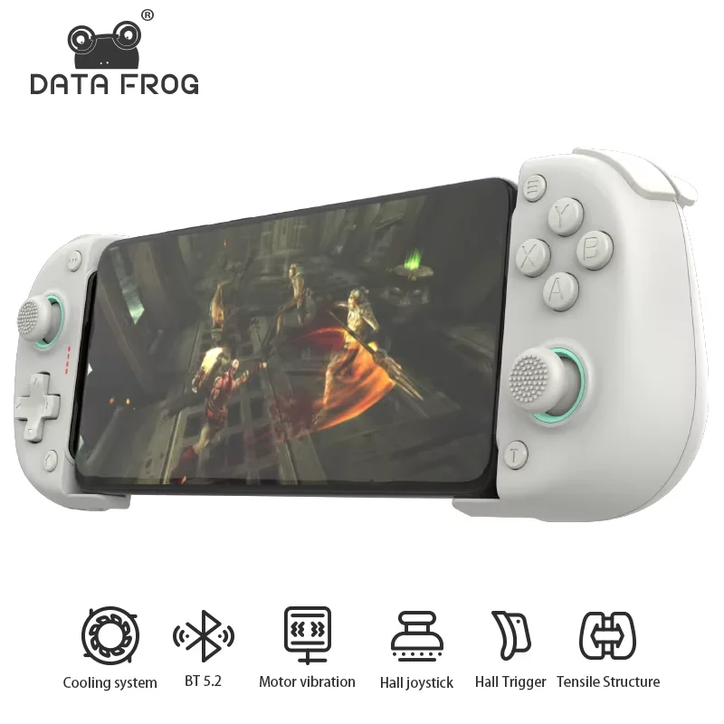 DATA FROG X3 Wireless Gaming Controller 2 Pack Two Player Co Op Gamepad Set For Mobile Phone Shared Gaming Accessories