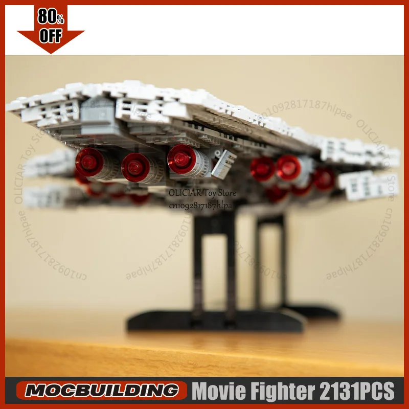 Executor-Class Super Starfighter MOC Bausteine SpaceShip Kampf Modell Benutzerdefinierte Puzzle Architektur Montage Spielzeug Weihnachten Geschenke
