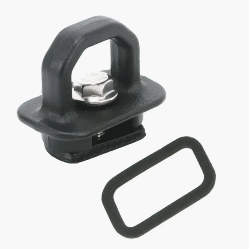 ZF-S ZF-S Anclajes Laterales para Plataforma de Camioneta Negros, Juego de 4 Piezas
