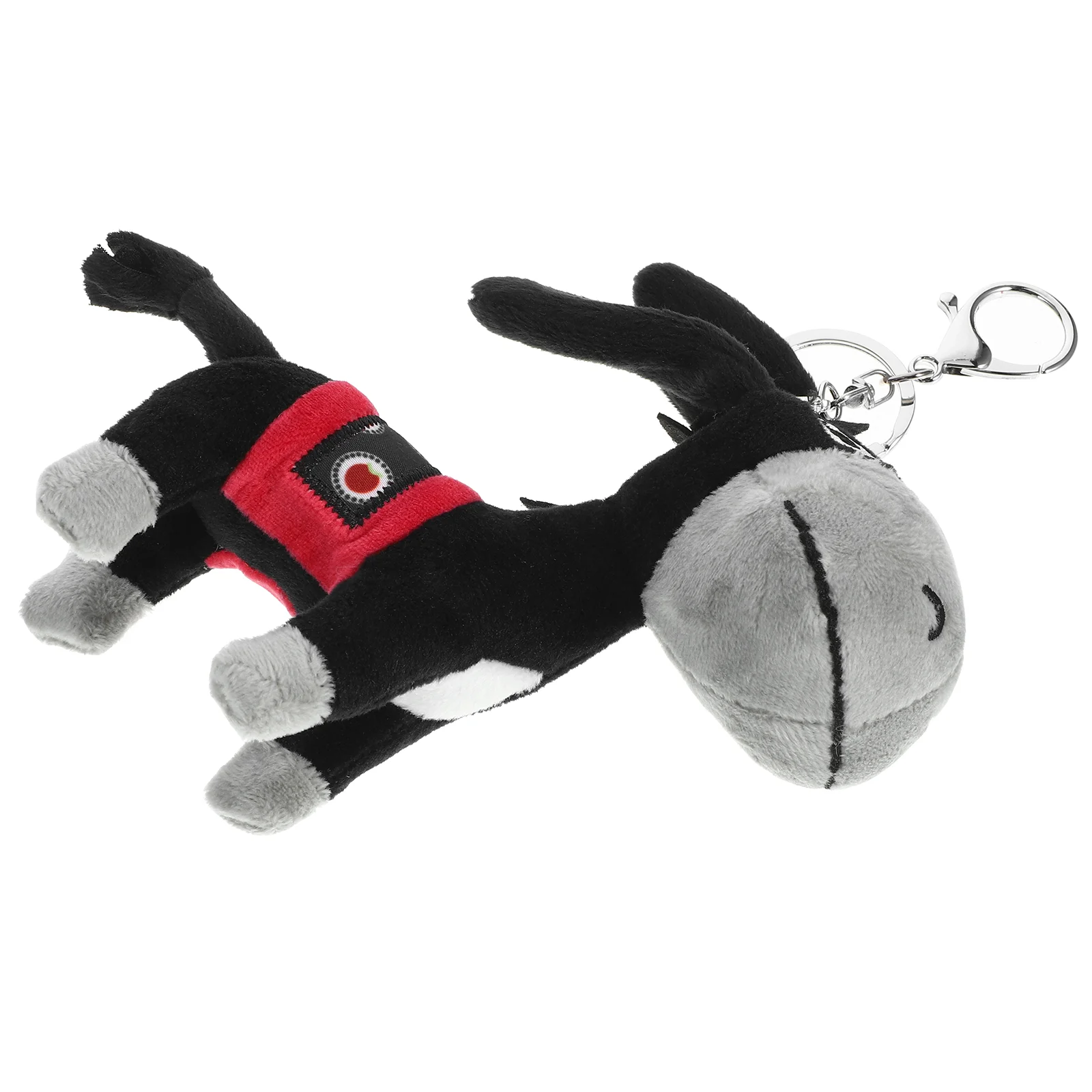 

Donkey Keychain Plush Charms Kids Toys Animal Ornament Purse Hanging Ornaments Party Bag Decor Keychains