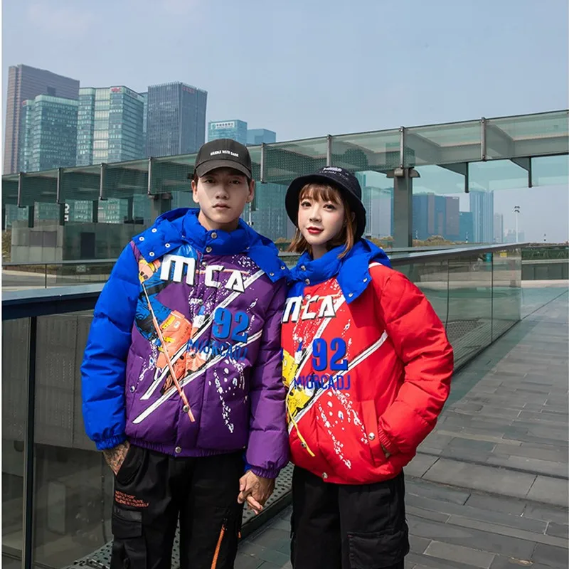 

Утепленная куртка-пуховик Jaet White Du Feather для молодежи: модное зимнее пальто для мужчин и женщин, студентов колледжей, стильное и удобное.