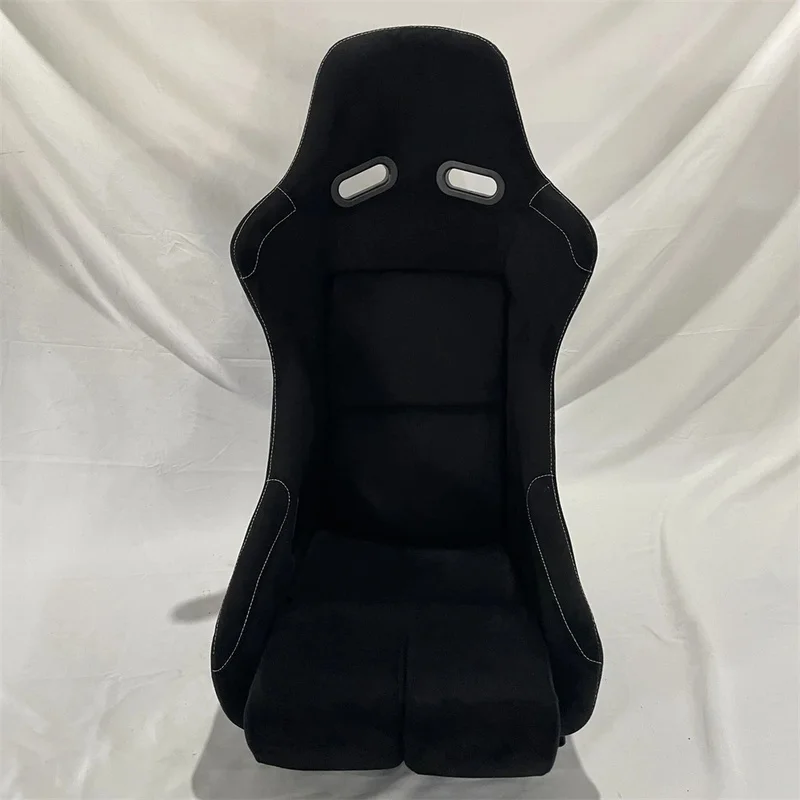 Hot Selling L Size Black Leather Adjustable Racing Seats Universal Fit Sport Car Driving Simulator