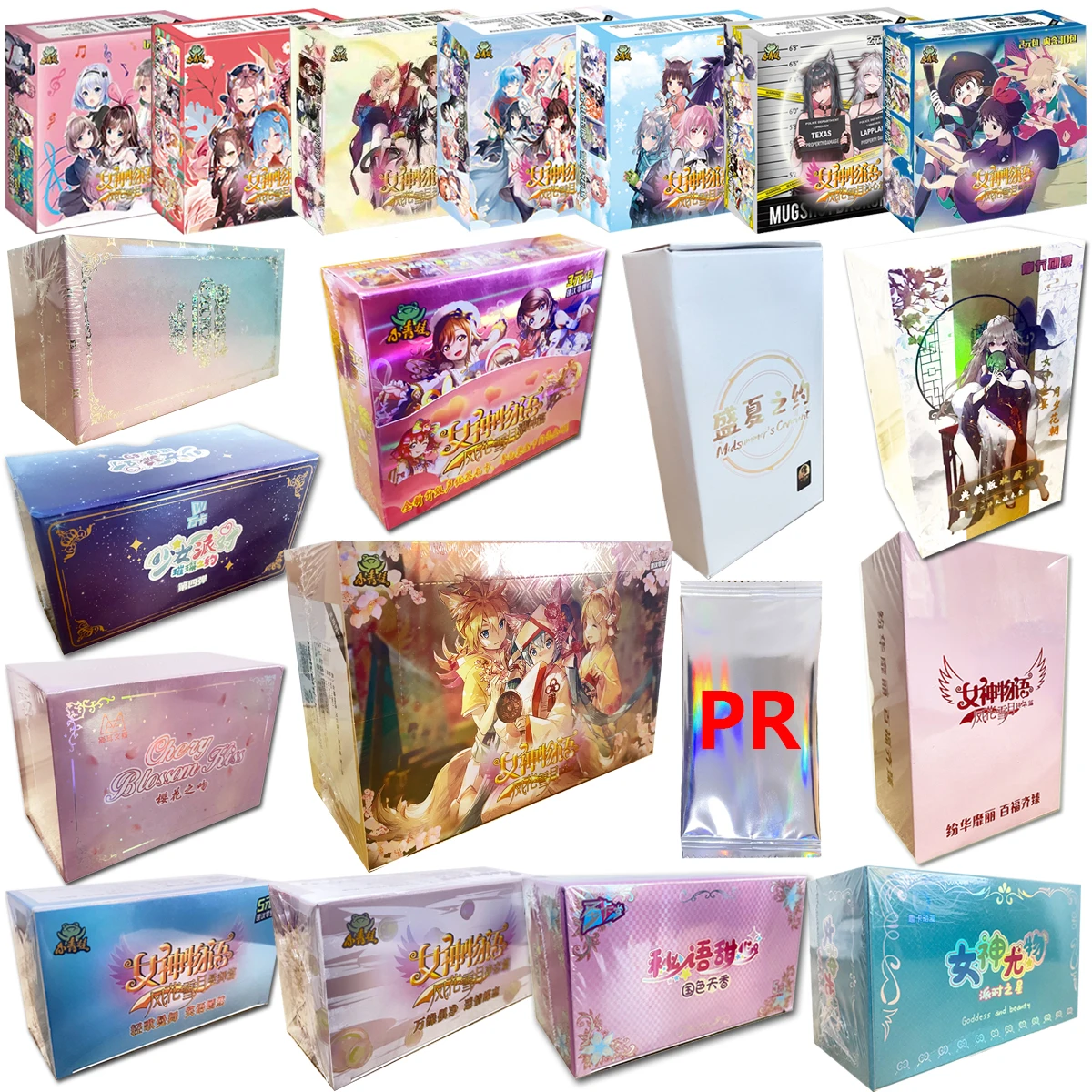 Coleção de cartas Goddess Story, PR Anime Games Booster Box, maiô, biquíni, doujin de festa, brindes e passatempos para meninas, novo