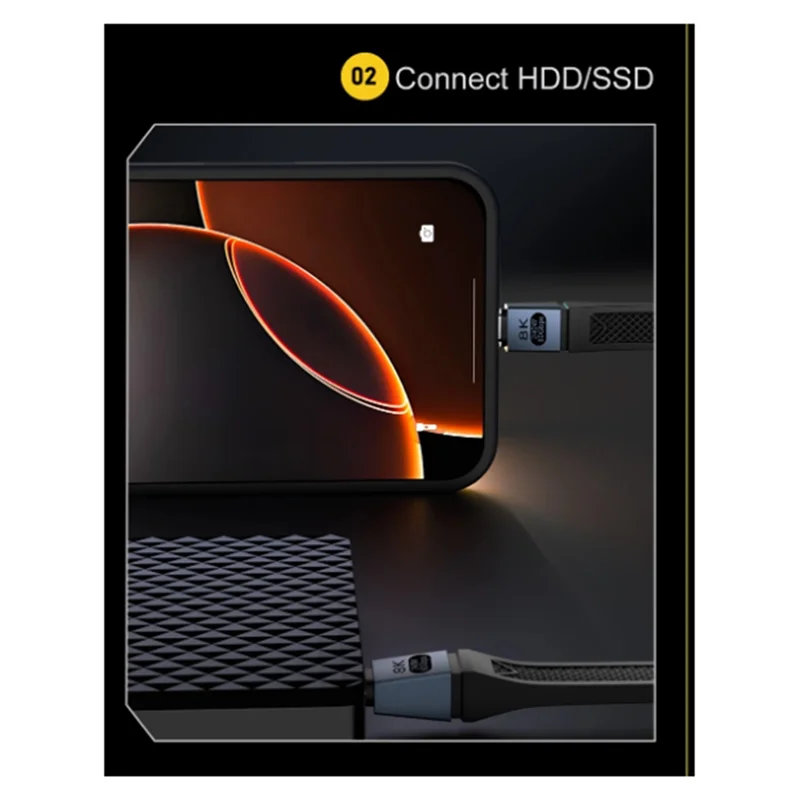 Новый кабель Usb4 2.0 80 Гбит/с Gen4 Usb C к Egpu 16K Pd 240 Вт односторонний короткий кабель 120 Гбит/с