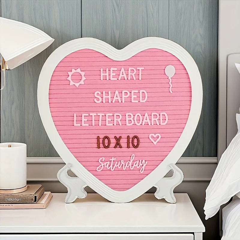

Фетровая доска в форме сердца без батареи — декор деревянной подставки, подходит для вечеринки, свадьбы, объявлений о ребенка и дома