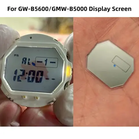 New STN LCD Display for Casio 3459 3461 Movement Replacement Screen GW-B5600 GMW-B5000 Series Display High Contrast Watch Screen