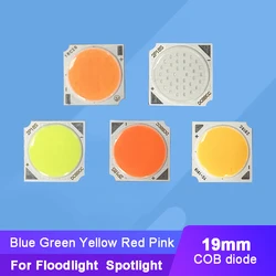 Piccola dimensione 240mA blu verde giallo rosso rosa LED COB Light + 19mm Base quadrata