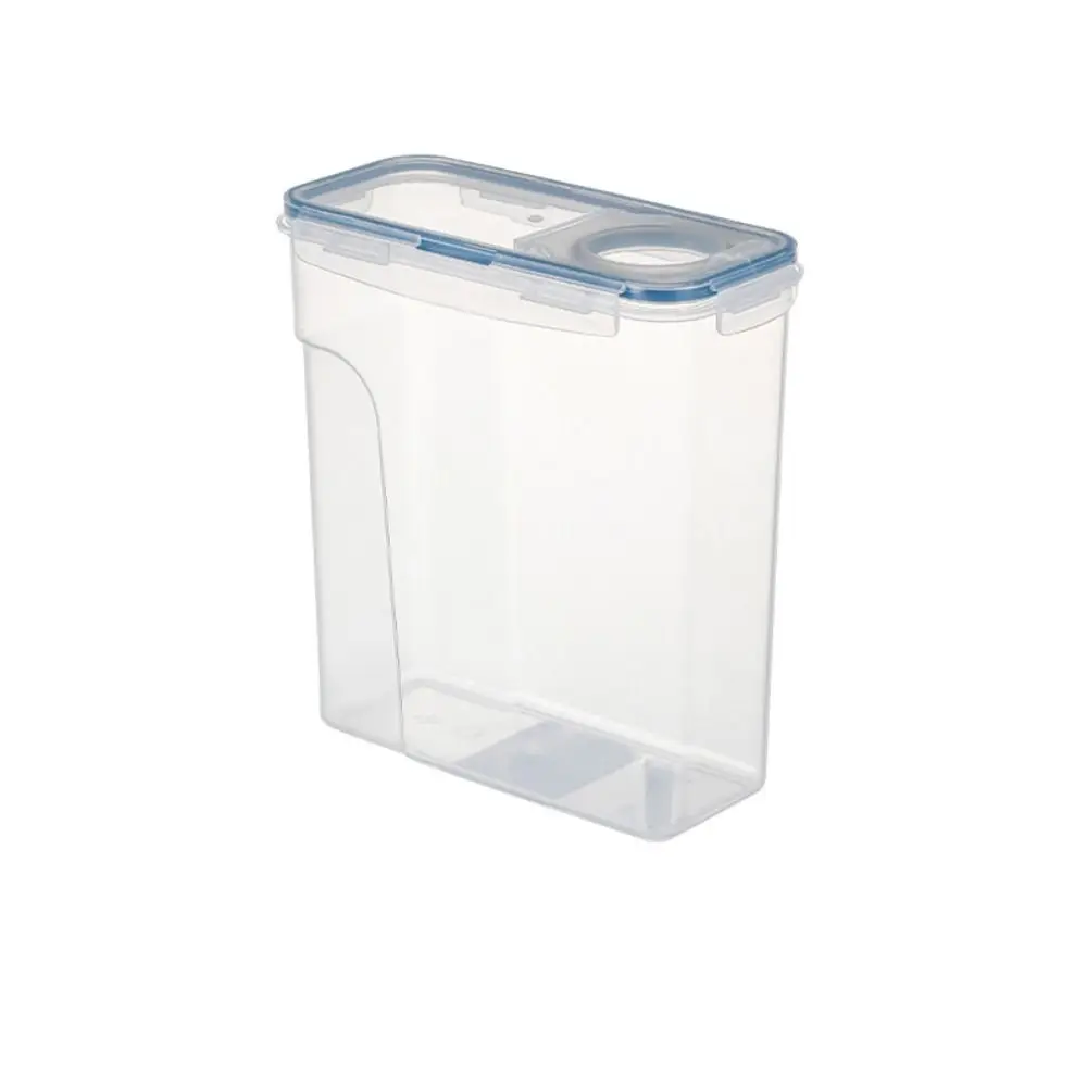 Plastic Cereal Storage Container Transparent Sealed Grain Storage Tank Moisture-proof Insect Proof Rice Dispenser Bucket Snacks