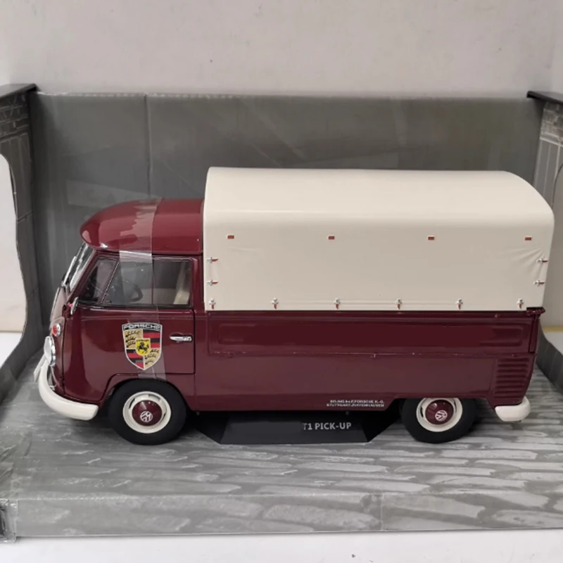 

SOLIDO масштаб 1/18 T1 PICK UP 1950, имитация сплава, модель автомобиля, статическая коллекция, украшенные праздничные подарки, игрушки, сувенирный подарок