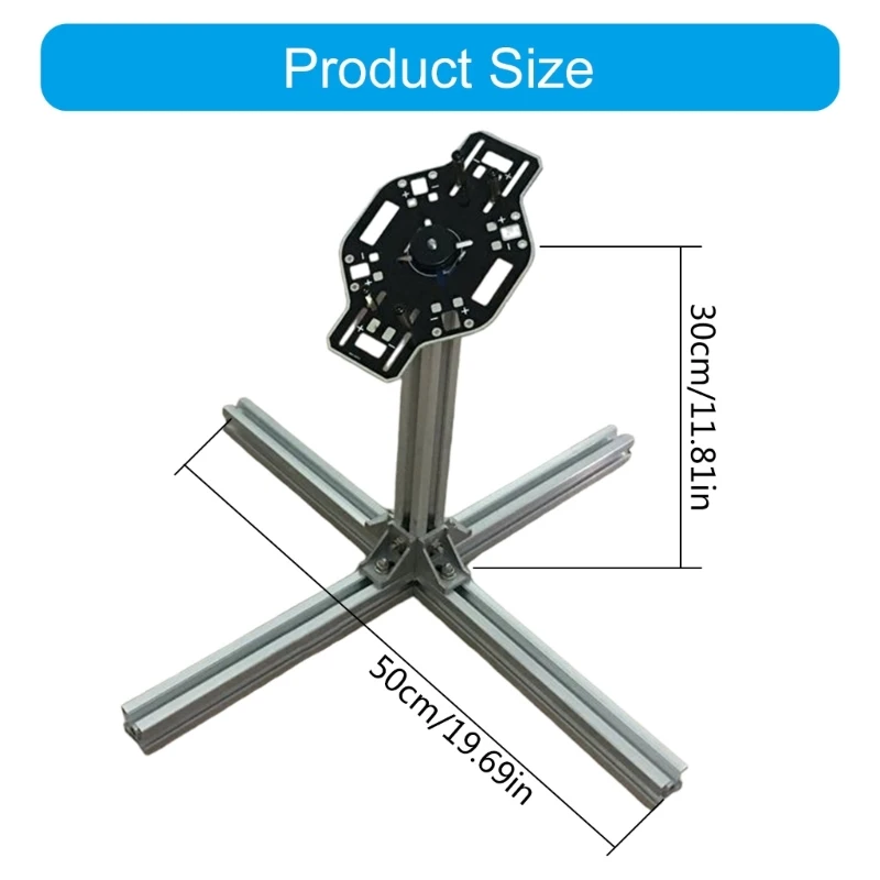 462E STM32 Quadcopter PID Tuning Stand Set Modelo 4 eixos Aeronave Gimbal PID Debugging Frame Alumínio